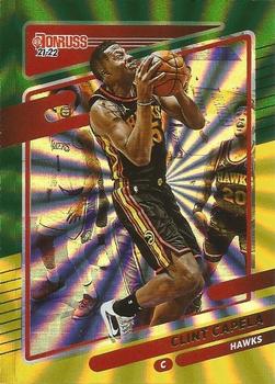 2021-22 Donruss - Holo Green and Yellow Laser #33 Clint Capela Front