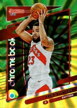 2021-22 Donruss - Holo Green and Yellow Laser #38 Fred VanVleet Front