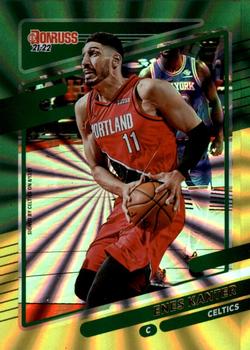 2021-22 Donruss - Holo Green and Yellow Laser #39 Enes Kanter Front
