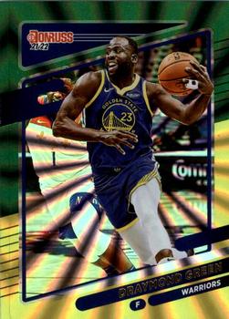 2021-22 Donruss - Holo Green and Yellow Laser #55 Draymond Green Front
