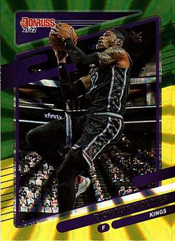 2021-22 Donruss - Holo Green and Yellow Laser #61 Richaun Holmes Front