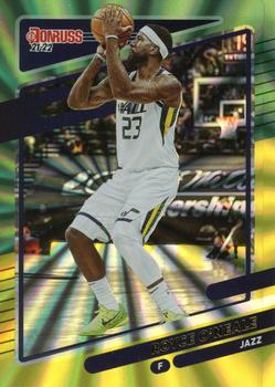 2021-22 Donruss - Holo Green and Yellow Laser #65 Royce O'Neale Front