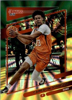 2021-22 Donruss - Holo Green and Yellow Laser #71 Cameron Johnson Front
