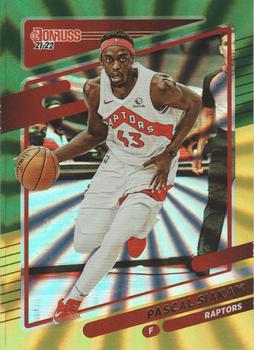 2021-22 Donruss - Holo Green and Yellow Laser #93 Pascal Siakam Front