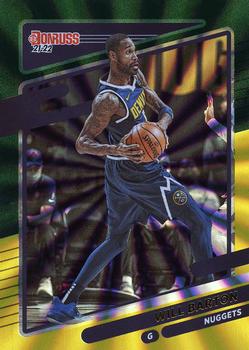 2021-22 Donruss - Holo Green and Yellow Laser #106 Will Barton Front