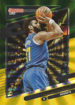 2021-22 Donruss - Holo Green and Yellow Laser #121 Jamal Murray Front