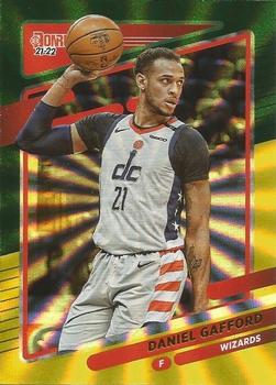 2021-22 Donruss - Holo Green and Yellow Laser #143 Daniel Gafford Front