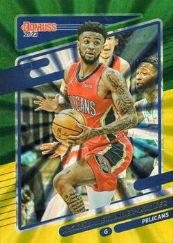 2021-22 Donruss - Holo Green and Yellow Laser #170 Nickeil Alexander-Walker Front