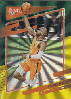 2021-22 Donruss - Holo Green and Yellow Laser #178 Chris Paul Front