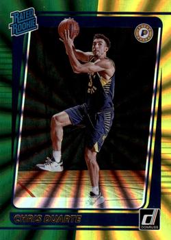 2021-22 Donruss - Holo Green and Yellow Laser #223 Chris Duarte Front
