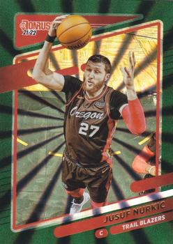 2021-22 Donruss - Holo Green Laser #123 Jusuf Nurkic Front
