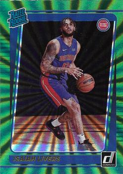 2021-22 Donruss - Holo Green Laser #227 Isaiah Livers Front