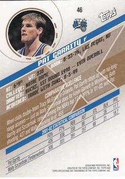 2002-03 Topps Xpectations #46 Pat Garrity Back