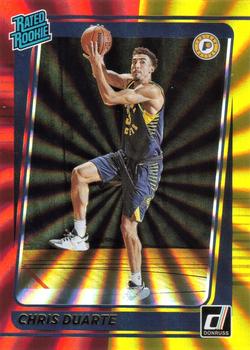 2021-22 Donruss - Holo Red and Gold Laser #223 Chris Duarte Front