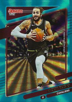 2021-22 Donruss - Holo Teal Laser #51 Ricky Rubio Front