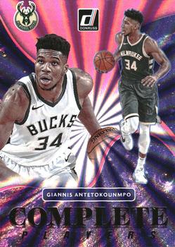 2021-22 Donruss - Complete Players Holo Pink Laser #9 Giannis Antetokounmpo Front
