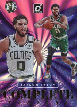 2021-22 Donruss - Complete Players Holo Pink Laser #13 Jayson Tatum Front