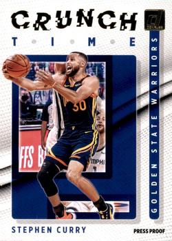 2021-22 Donruss - Crunch Time Press Proof #3 Stephen Curry Front