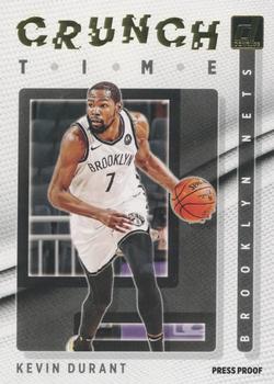 2021-22 Donruss - Crunch Time Press Proof #7 Kevin Durant Front