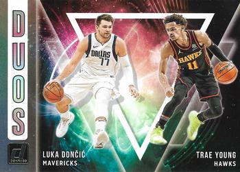 2021-22 Donruss - Duos #2 Trae Young / Luka Doncic Front