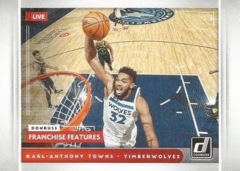 2021-22 Donruss - Franchise Features #16 Karl-Anthony Towns Front