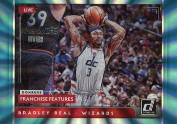 2021-22 Donruss - Franchise Features Holo Teal Laser #6 Bradley Beal Front