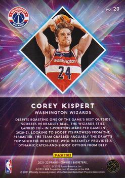 2021-22 Donruss - Great X-pectations #20 Corey Kispert Back