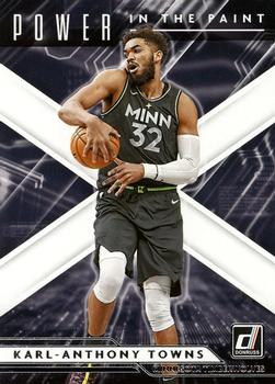 2021-22 Donruss - Power in the Paint #5 Karl-Anthony Towns Front