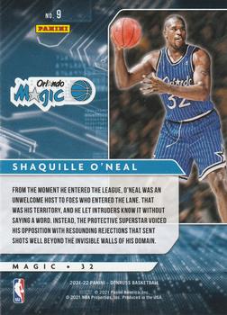 2021-22 Donruss - Power in the Paint #9 Shaquille O'Neal Back