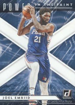 2021-22 Donruss - Power in the Paint #10 Joel Embiid Front