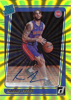 2021-22 Donruss - Rated Rookies Signatures Holo Yellow Laser #227 Isaiah Livers Front