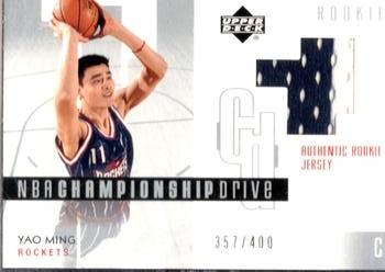 2002-03 Upper Deck Championship Drive #130 Yao Ming Front