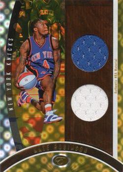 2006-07 Bowman Elevation - Executive Level Relics Dual (25) Gold #ELDR-NR Nate Robinson Front