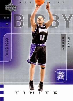 2002-03 Upper Deck Finite #80 Mike Bibby Front