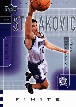 2002-03 Upper Deck Finite #81 Peja Stojakovic Front