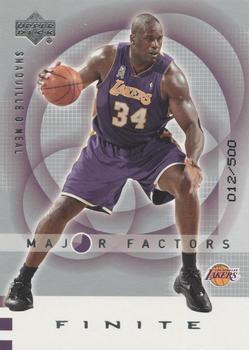 2002-03 Upper Deck Finite #130 Shaquille O'Neal Front