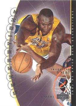 2002-03 Upper Deck Generations #21 Shaquille O'Neal Front