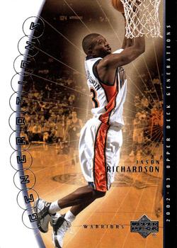 2002-03 Upper Deck Generations #13 Jason Richardson Front