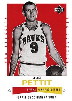 2002-03 Upper Deck Generations #110 Bob Pettit Front