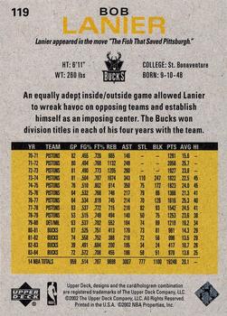 2002-03 Upper Deck Generations #119 Bob Lanier Back