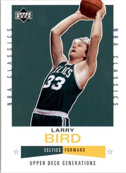 2002-03 Upper Deck Generations #125 Larry Bird Front