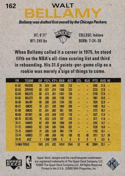 2002-03 Upper Deck Generations #162 Walt Bellamy Back
