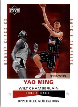 2002-03 Upper Deck Generations #193 Yao Ming / Wilt Chamberlain Front