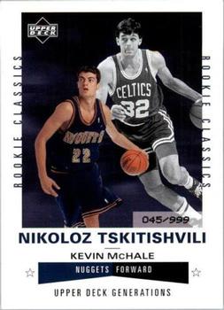 2002-03 Upper Deck Generations #197 Nikoloz Tskitishvili / Kevin McHale Front