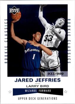 2002-03 Upper Deck Generations #203 Jared Jeffries / Larry Bird Front