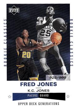 2002-03 Upper Deck Generations #206 Fred Jones / K.C. Jones Front