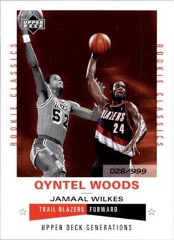 2002-03 Upper Deck Generations #213 Qyntel Woods / Jamaal Wilkes Front