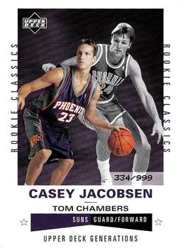 2002-03 Upper Deck Generations #214 Casey Jacobsen / Tom Chambers Front