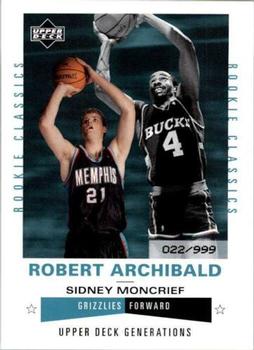2002-03 Upper Deck Generations #223 Robert Archibald / Sidney Moncrief Front