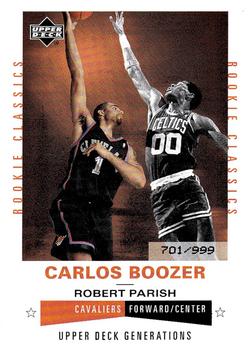 2002-03 Upper Deck Generations #226 Carlos Boozer / Robert Parish Front